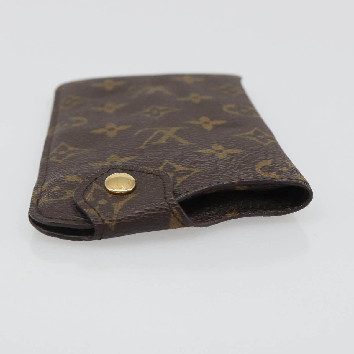 LOUIS VUITTON Monogram Etui Lunette MM Glasses Case M66544 LV Auth 187308V