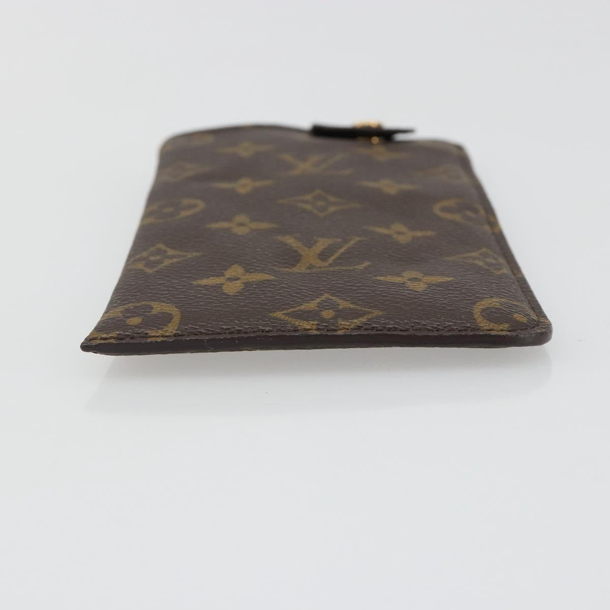 LOUIS VUITTON Monogram Etui Lunette MM Glasses Case M66544 LV Auth 187308V