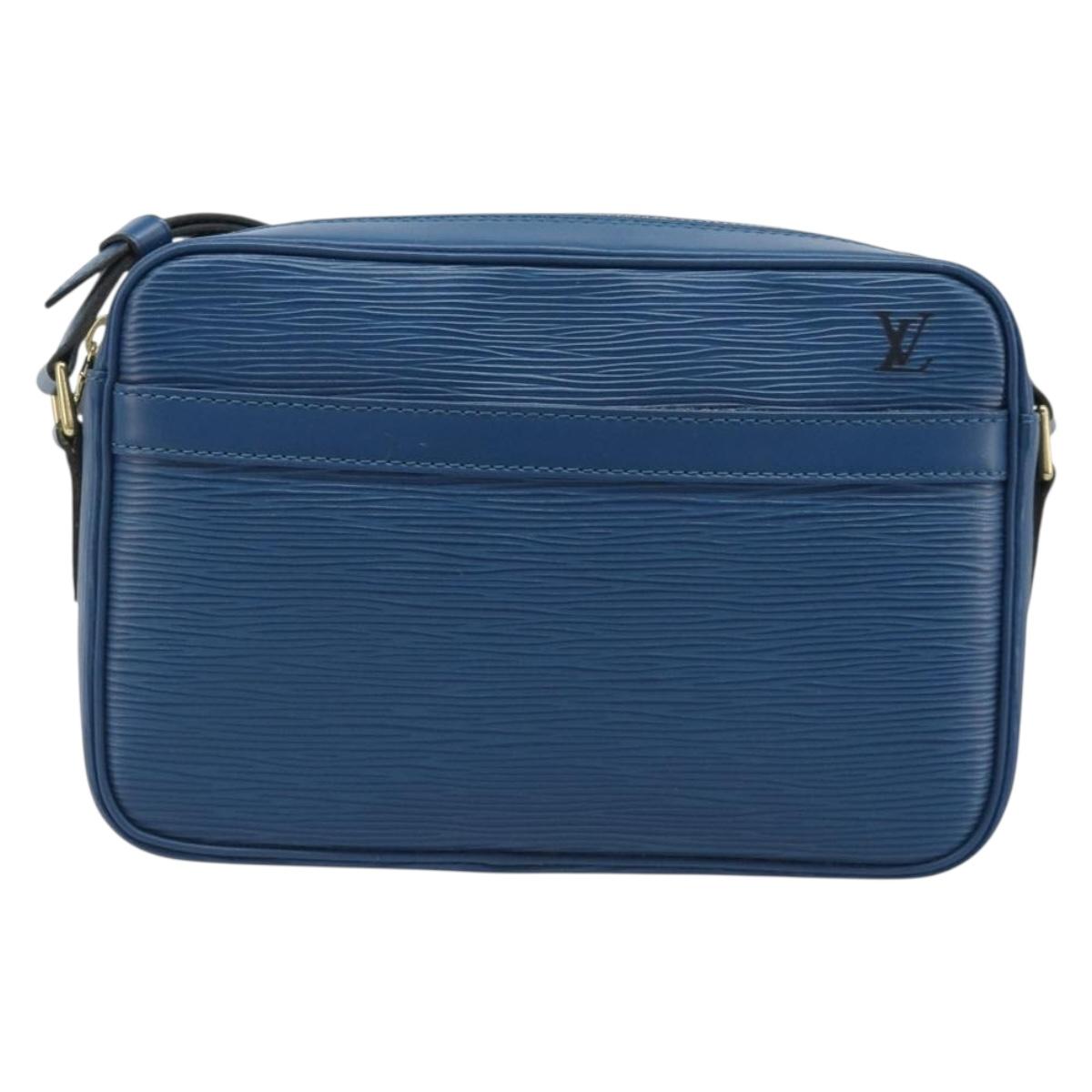 LOUIS VUITTON Epi Trocadero 23 Shoulder Bag Blue M52305 LV Auth 187309A