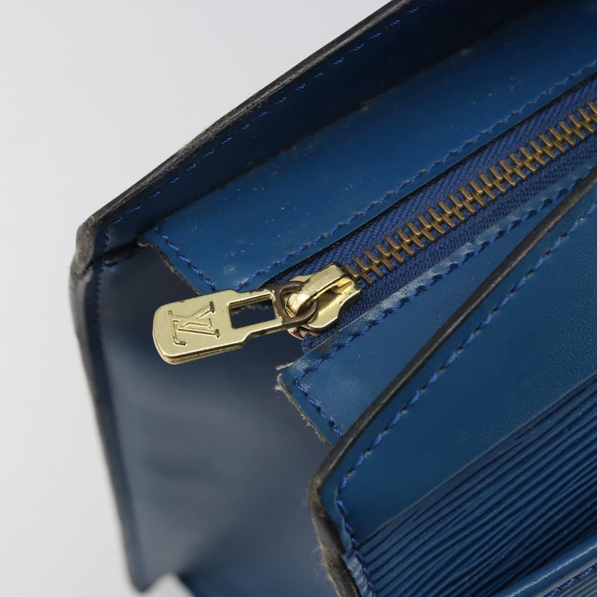 LOUIS VUITTON Epi Riviera Hand Bag Blue M48185 LV Auth 187313