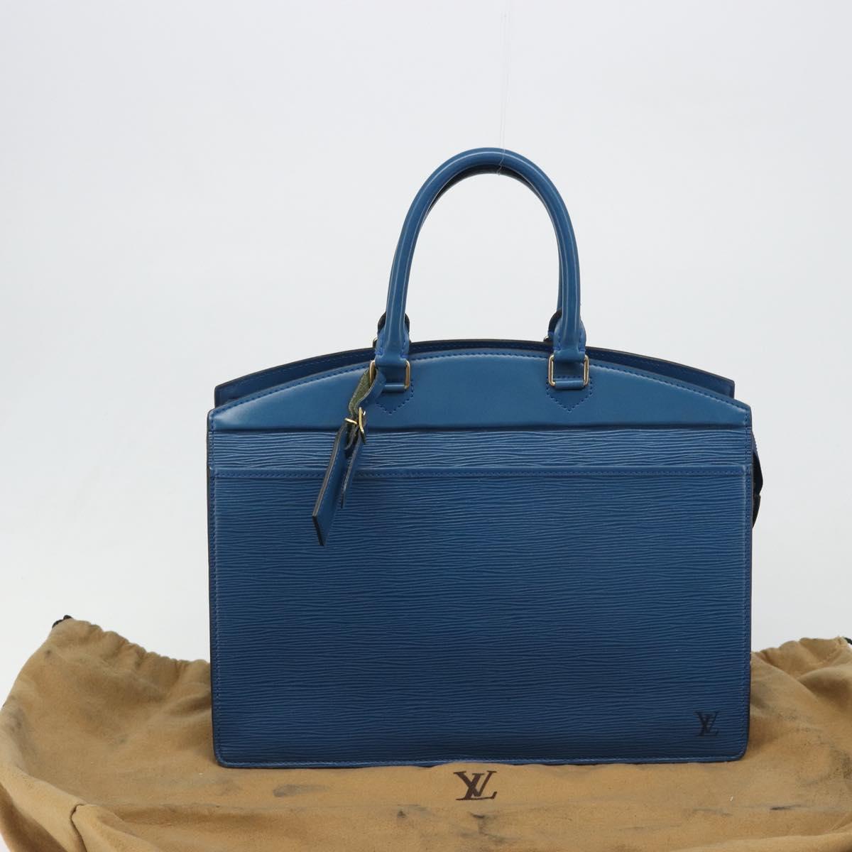 LOUIS VUITTON Epi Riviera Hand Bag Blue M48185 LV Auth 187313