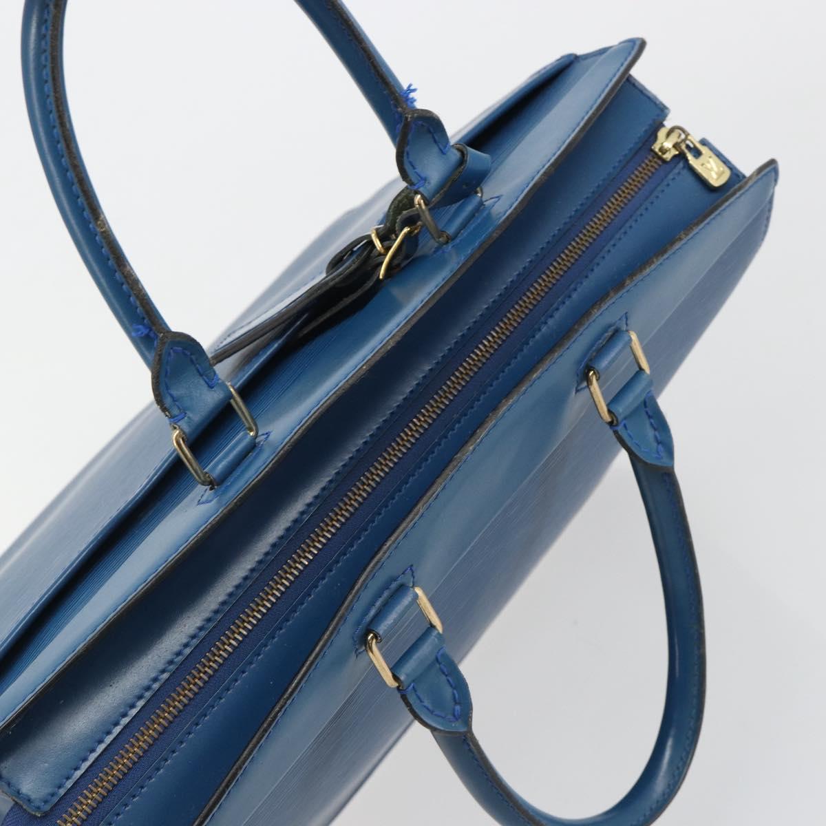 LOUIS VUITTON Epi Riviera Hand Bag Blue M48185 LV Auth 187313