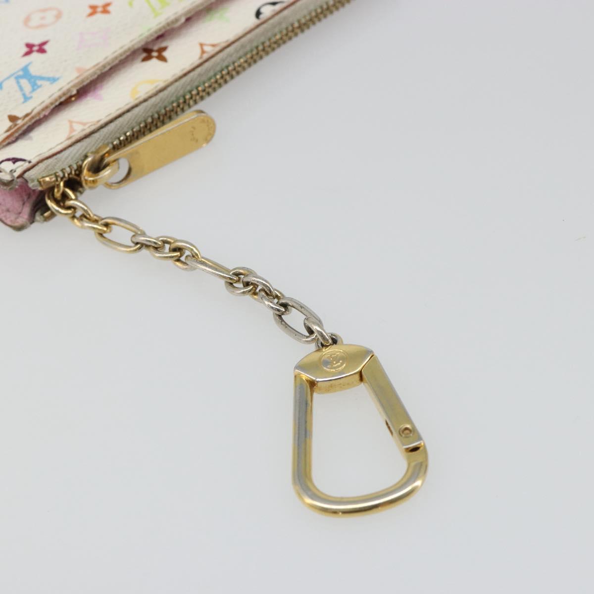 LOUIS VUITTON Monogram Multicolor Pochette Cles NM Purse M93734 Auth 187314