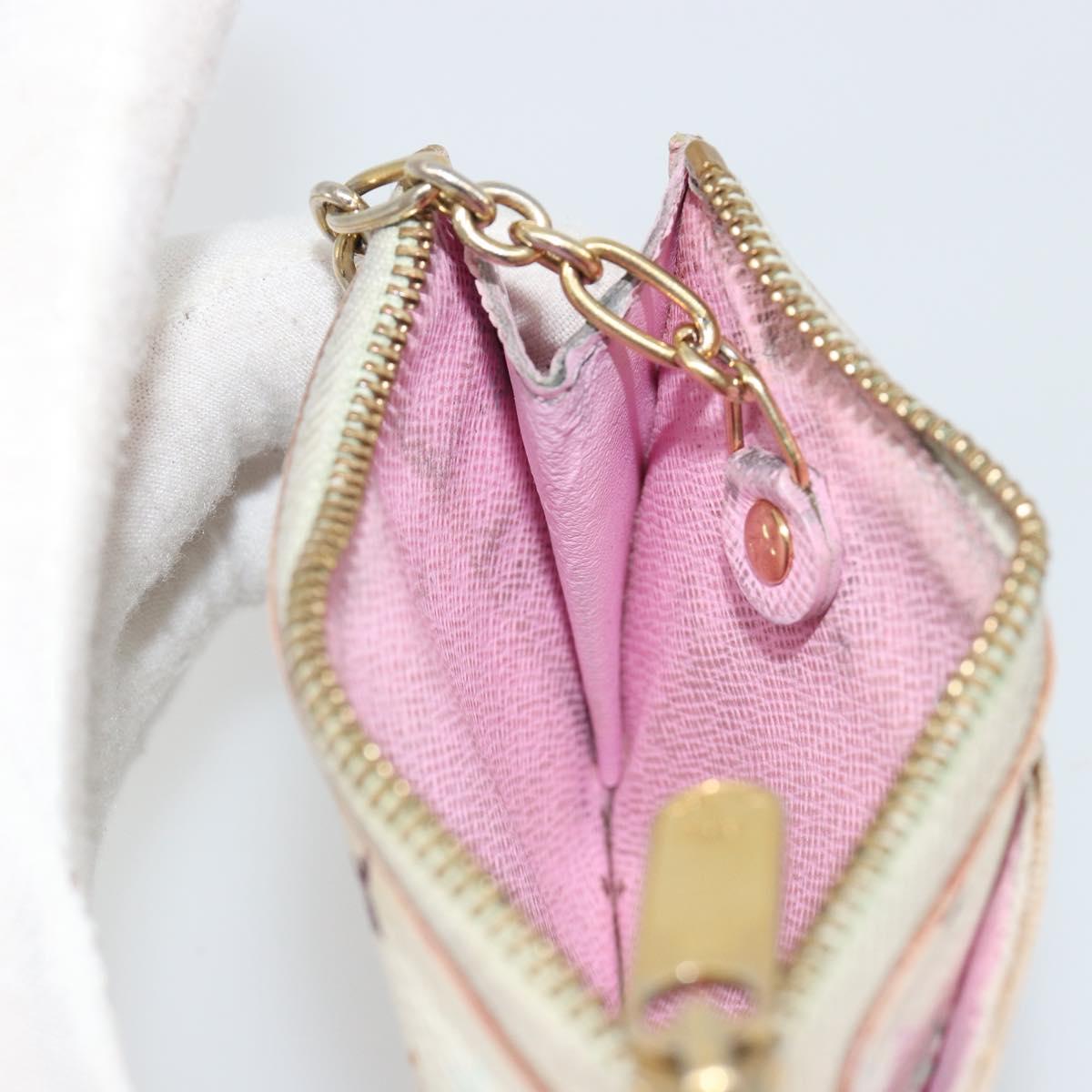 LOUIS VUITTON Monogram Multicolor Pochette Cles NM Purse M93734 Auth 187314