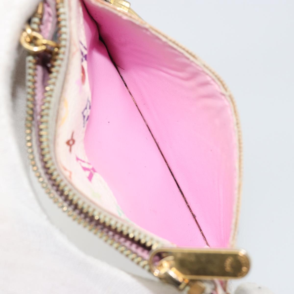 LOUIS VUITTON Monogram Multicolor Pochette Cles NM Purse M93734 Auth 187314