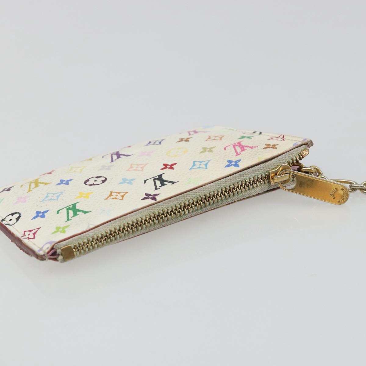 LOUIS VUITTON Monogram Multicolor Pochette Cles NM Purse M93734 Auth 187314