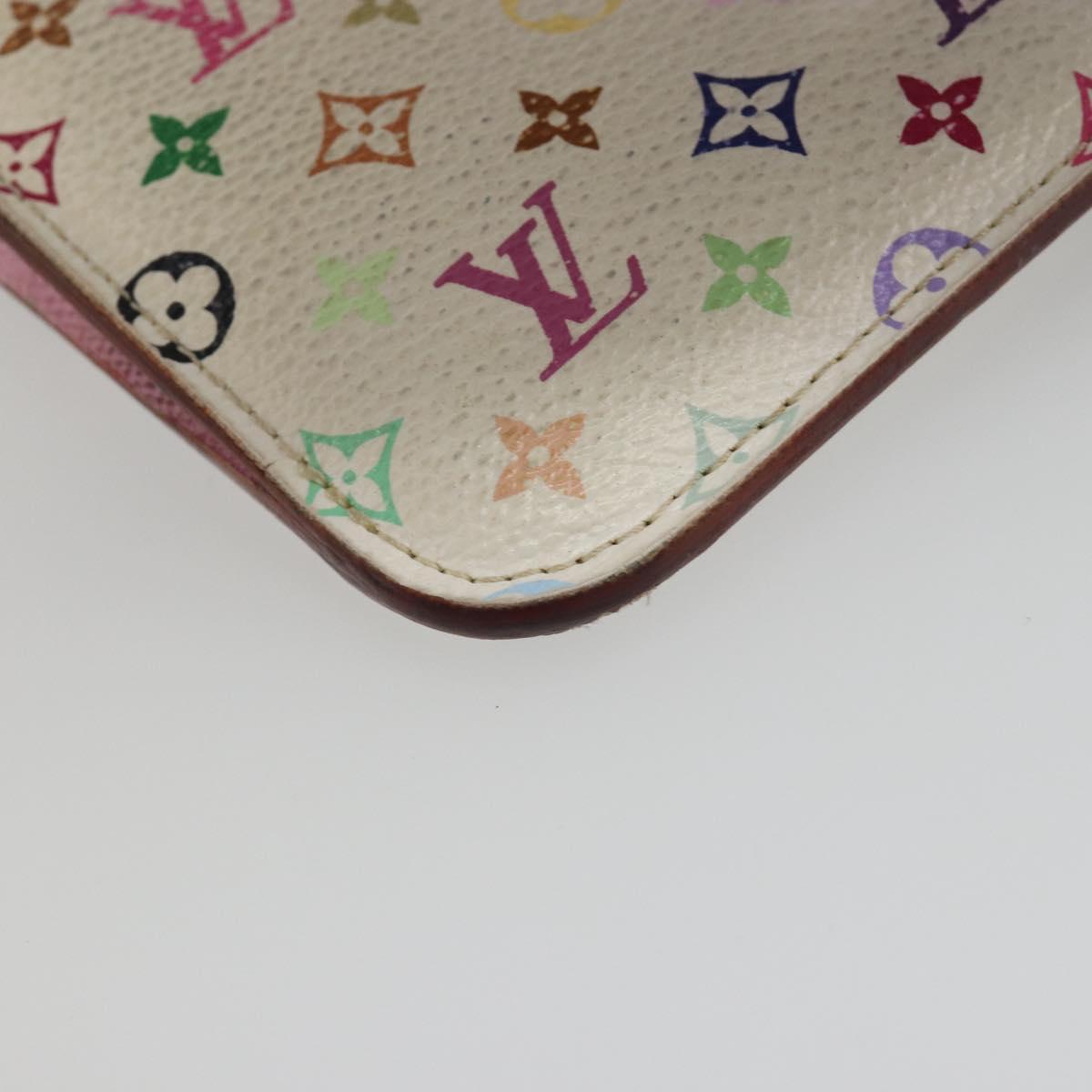 LOUIS VUITTON Monogram Multicolor Pochette Cles NM Purse M93734 Auth 187314