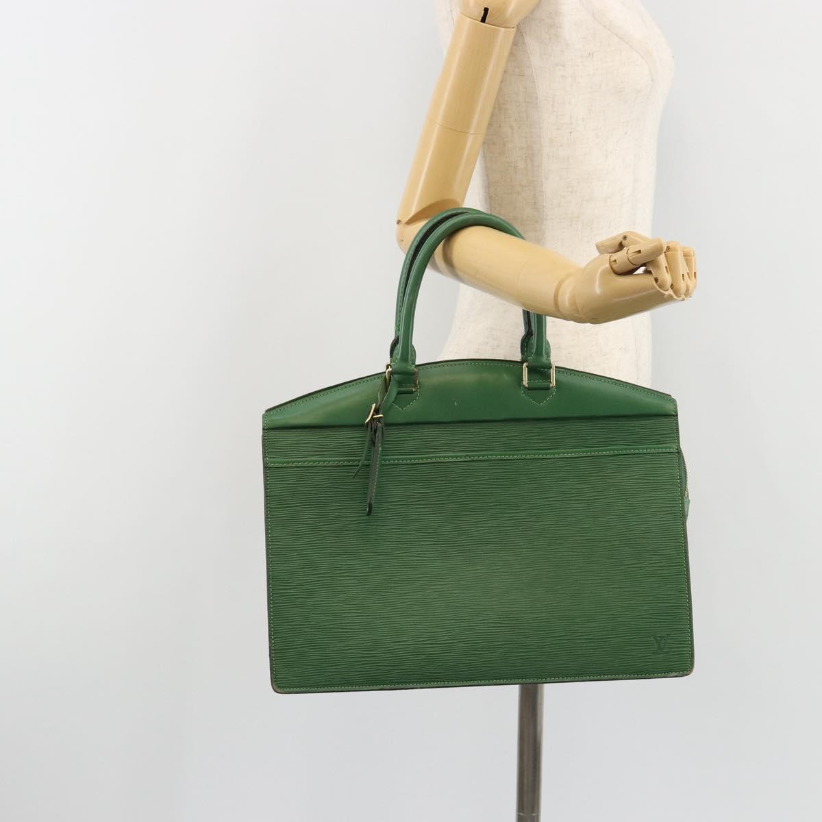 LOUIS VUITTON Epi Riviera Hand Bag Green M48184 LV Auth 187317