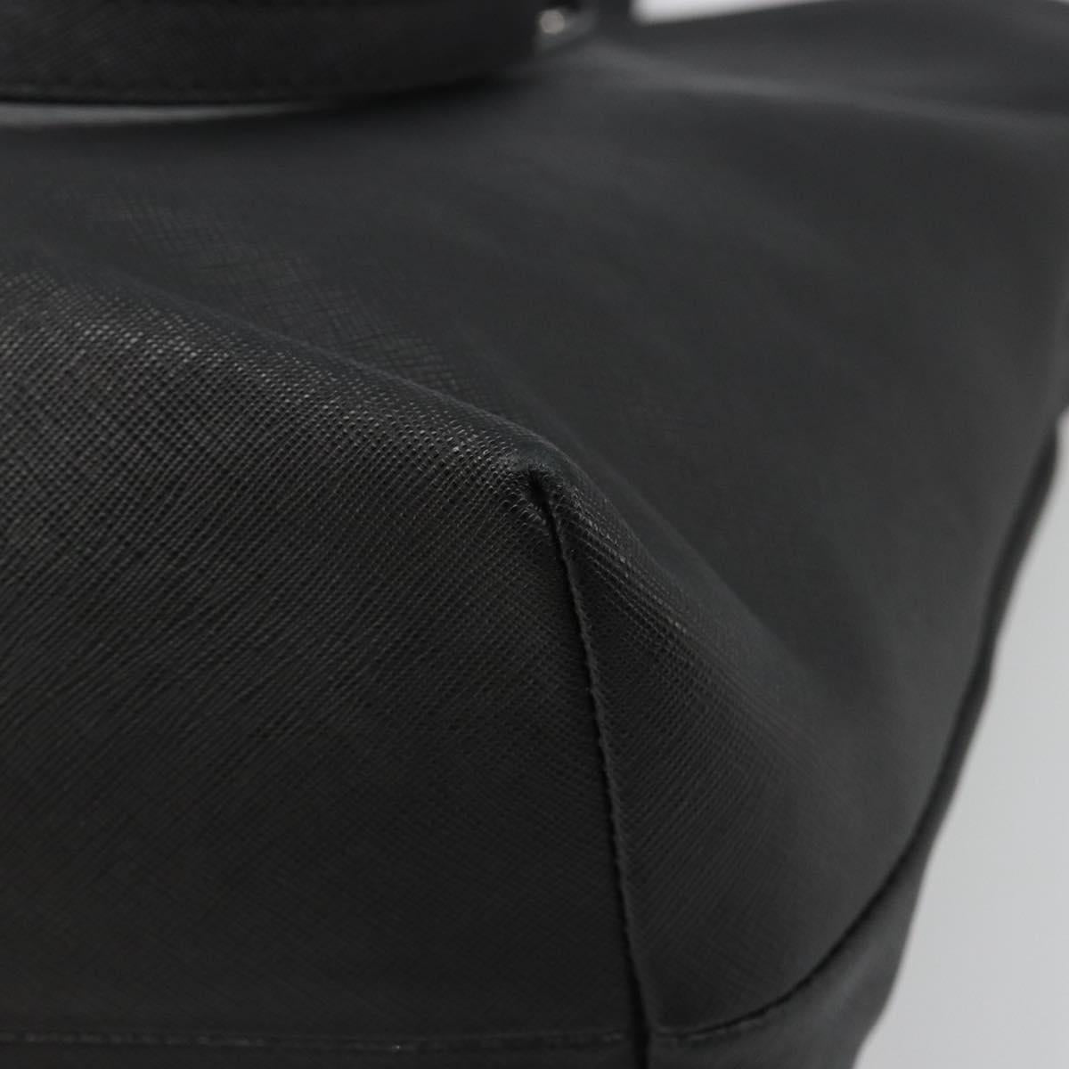 Vivienne Westwood Hand Bag Leather Black Silver Auth 187344