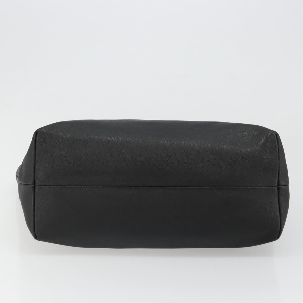 Vivienne Westwood Hand Bag Leather Black Silver Auth 187344