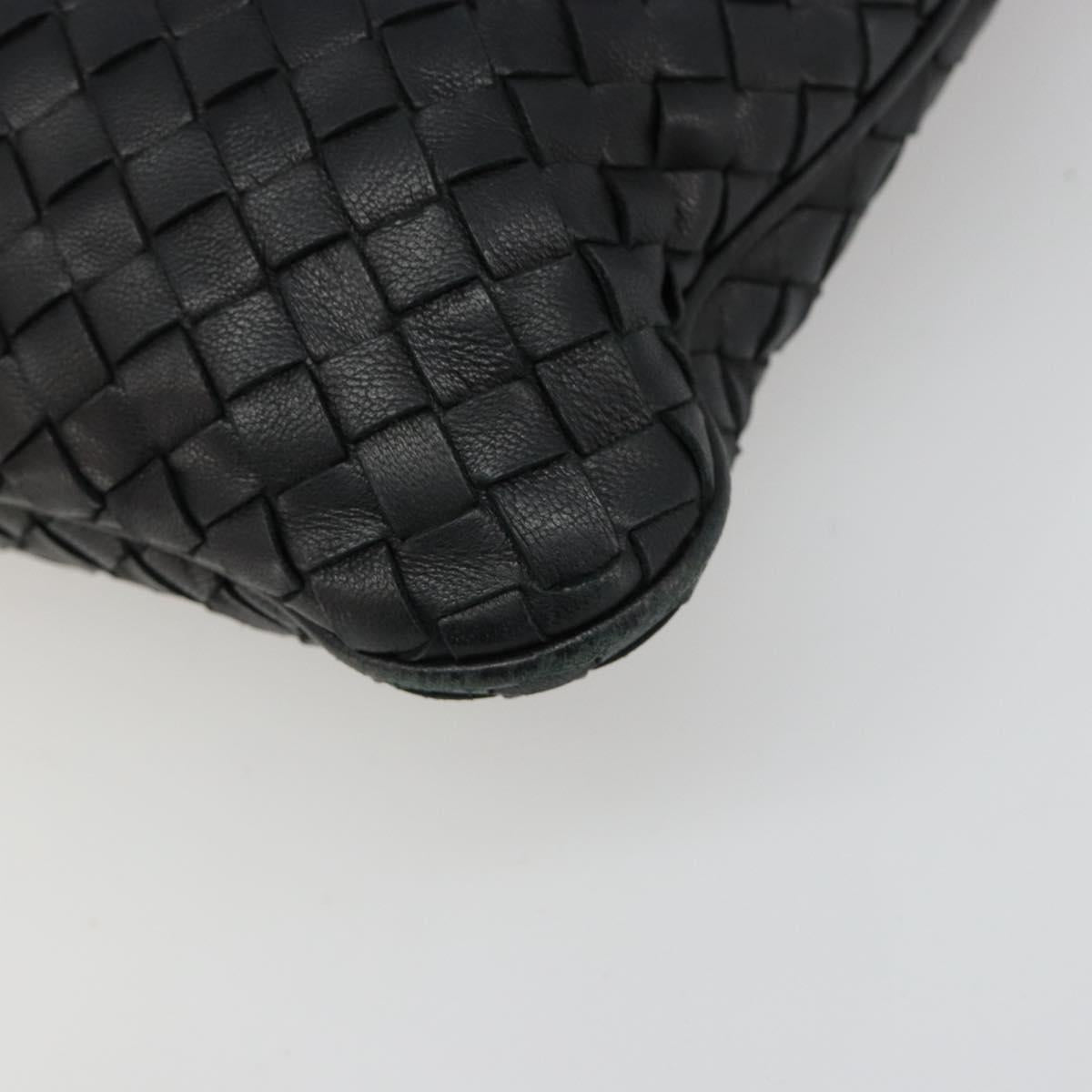 BOTTEGA VENETA INTRECCIATO Tote Bag Leather Black Auth 187347
