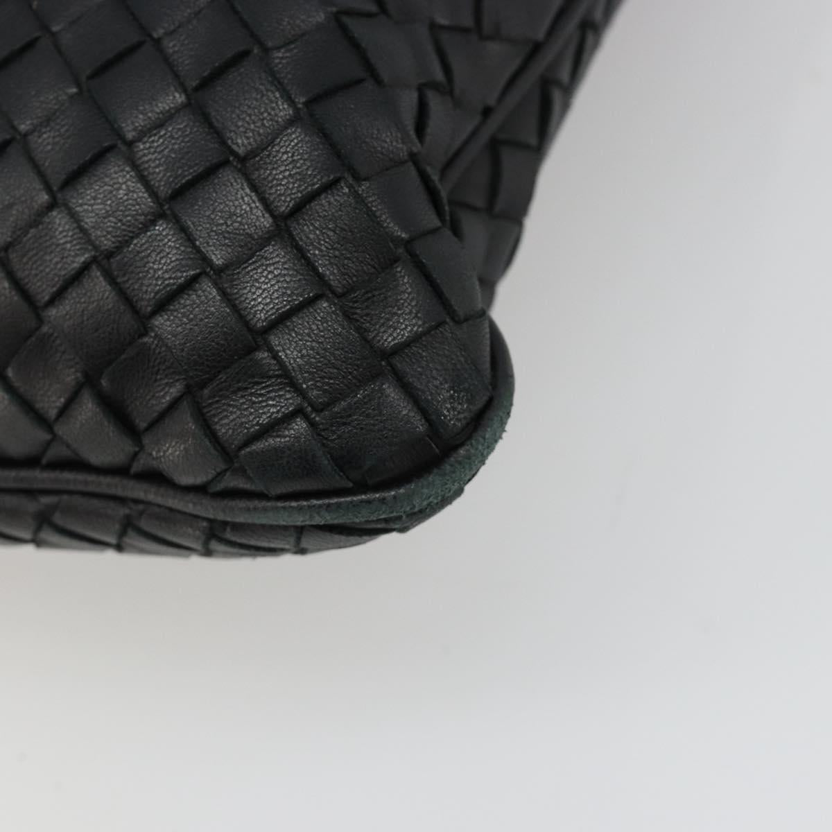 BOTTEGA VENETA INTRECCIATO Tote Bag Leather Black Auth 187347