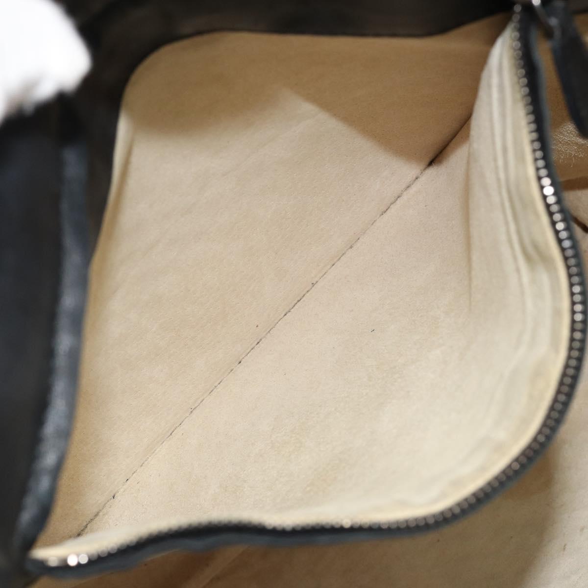 BOTTEGA VENETA INTRECCIATO Tote Bag Leather Black Auth 187347