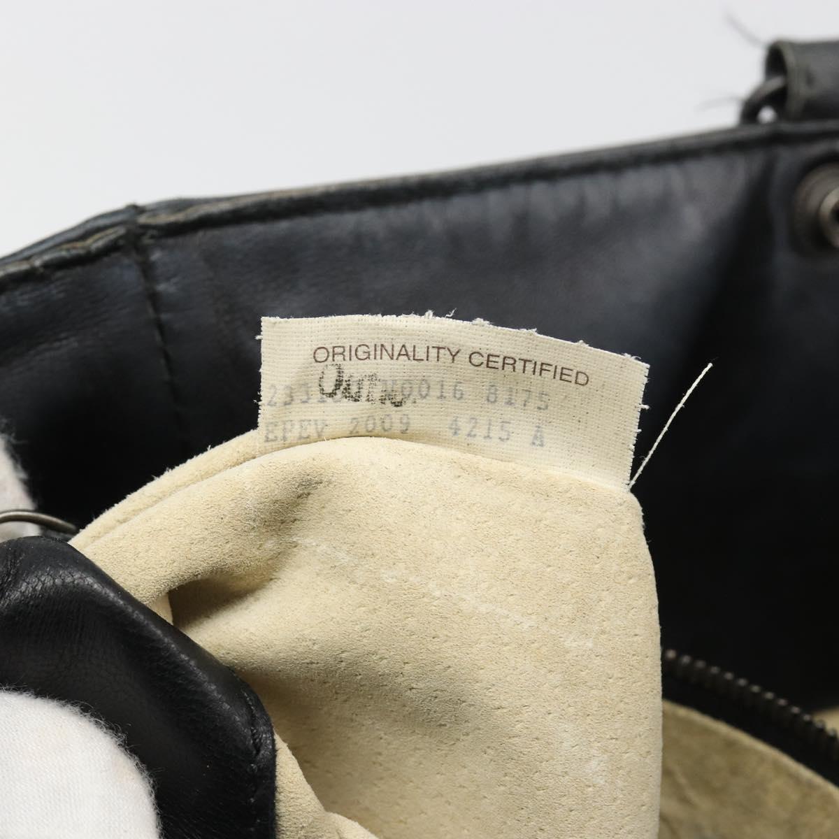 BOTTEGA VENETA INTRECCIATO Tote Bag Leather Black Auth 187347