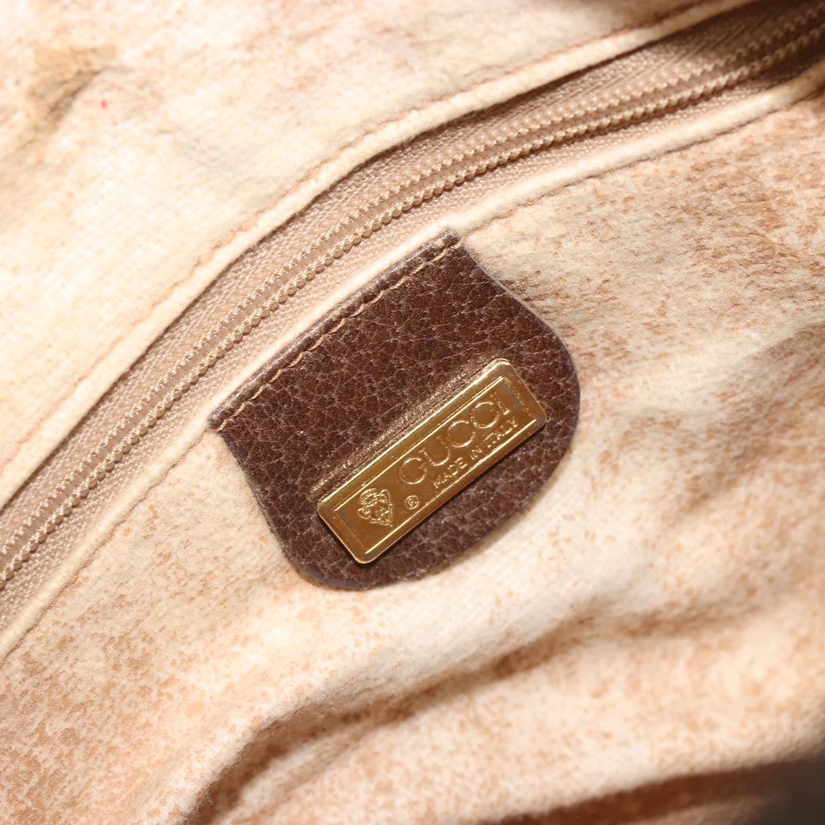 GUCCI GG Supreme Shoulder Bag PVC Beige Gold 007 115 5575 Auth 187356