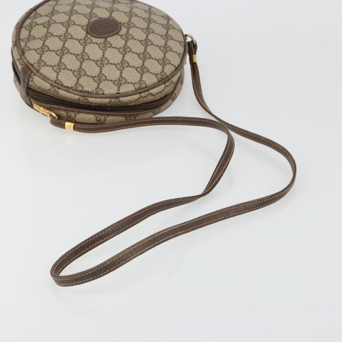 GUCCI GG Supreme Shoulder Bag PVC Beige Gold 007 115 5575 Auth 187356