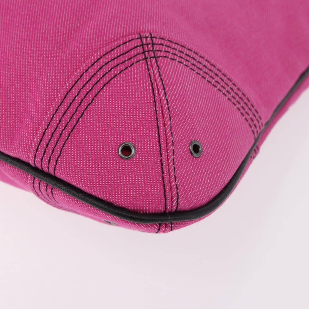 BURBERRY Blue Label Hand Bag Canvas Pink Auth 187361A