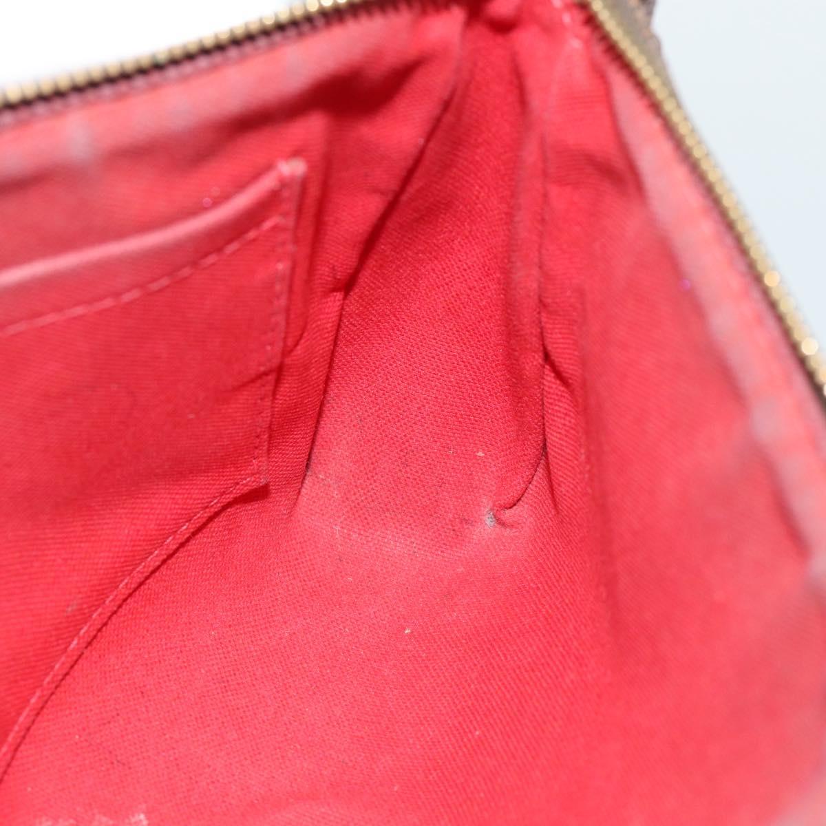 LOUIS VUITTON Damier Ebene Pochette Accessoires Pouch N41206 LV Auth 187411A