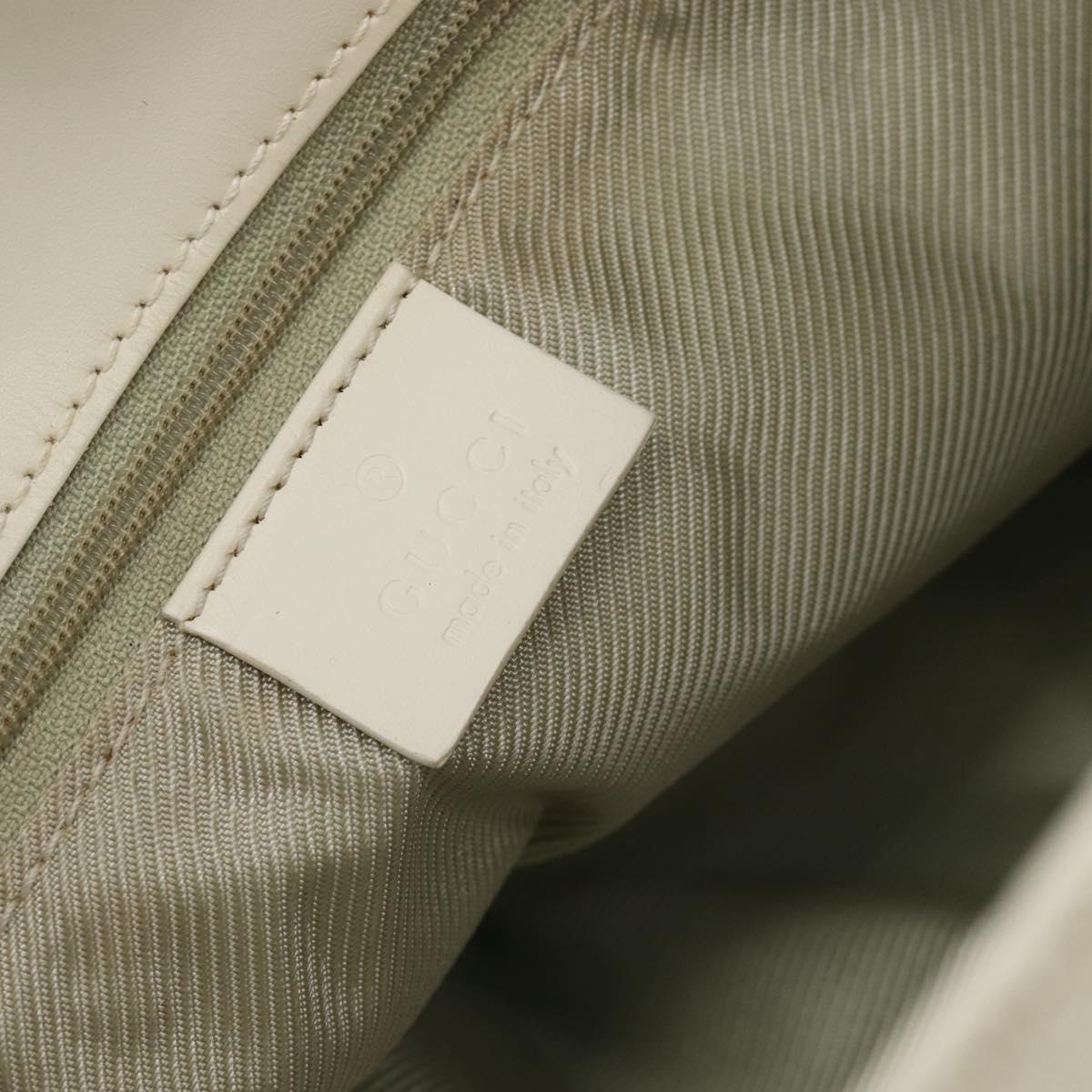 GUCCI GG Canvas Tote Bag Light Blue Gold 002 1099 2404 Auth 187412V