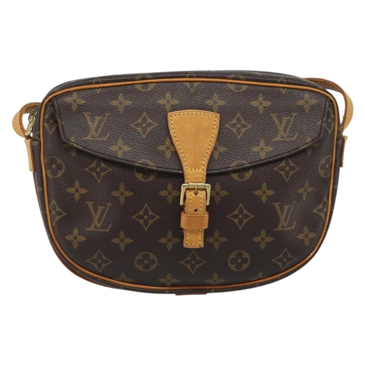 LOUIS VUITTON Monogram Jeune Fille MM Shoulder Bag M51226 LV Auth 187414