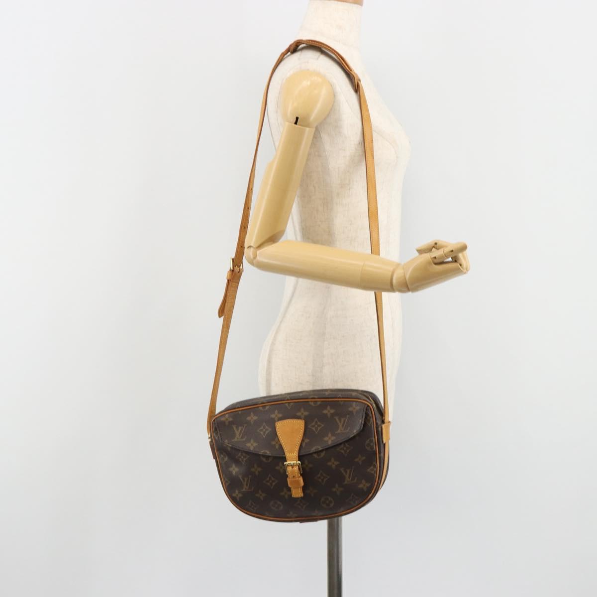 LOUIS VUITTON Monogram Jeune Fille MM Shoulder Bag M51226 LV Auth 187414