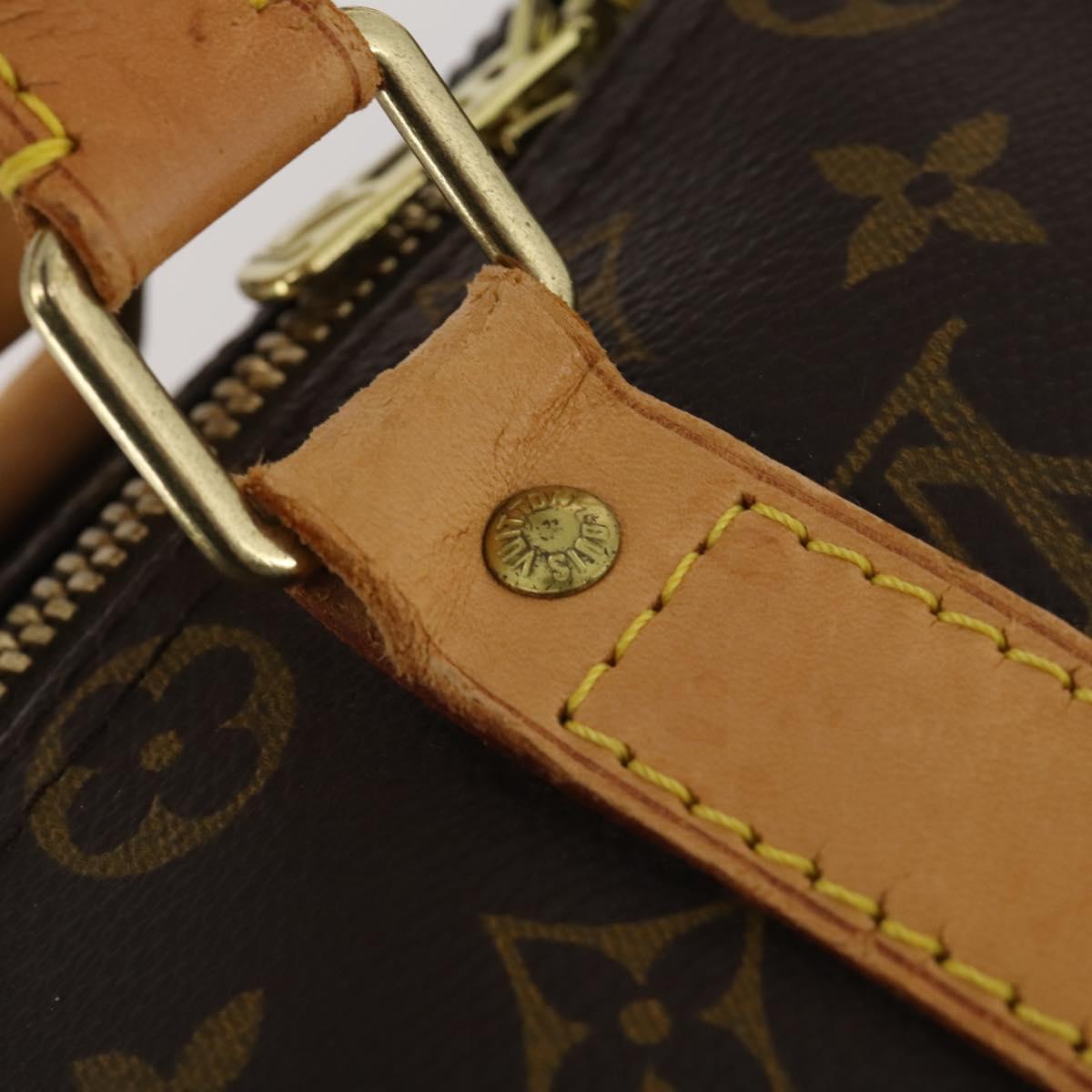 LOUIS VUITTON Monogram Keepall Bandouliere 45 Boston Bag M41418 LV Auth 187418A