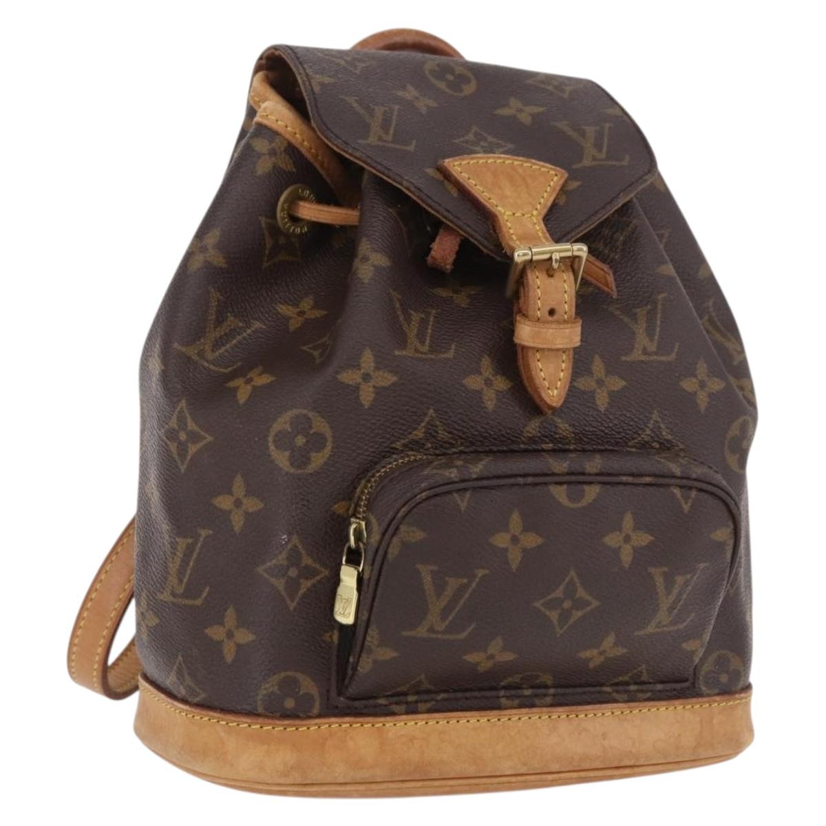 LOUIS VUITTON Monogram Montsouris PM Backpack M51137 LV Auth 187432A