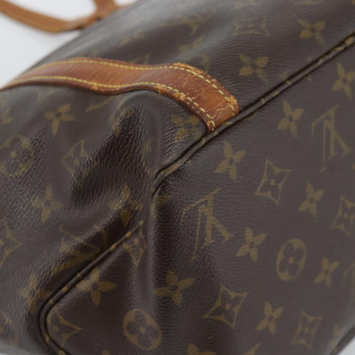 LOUIS VUITTON Monogram Sac Shopping Tote Bag M51108 LV Auth 187437