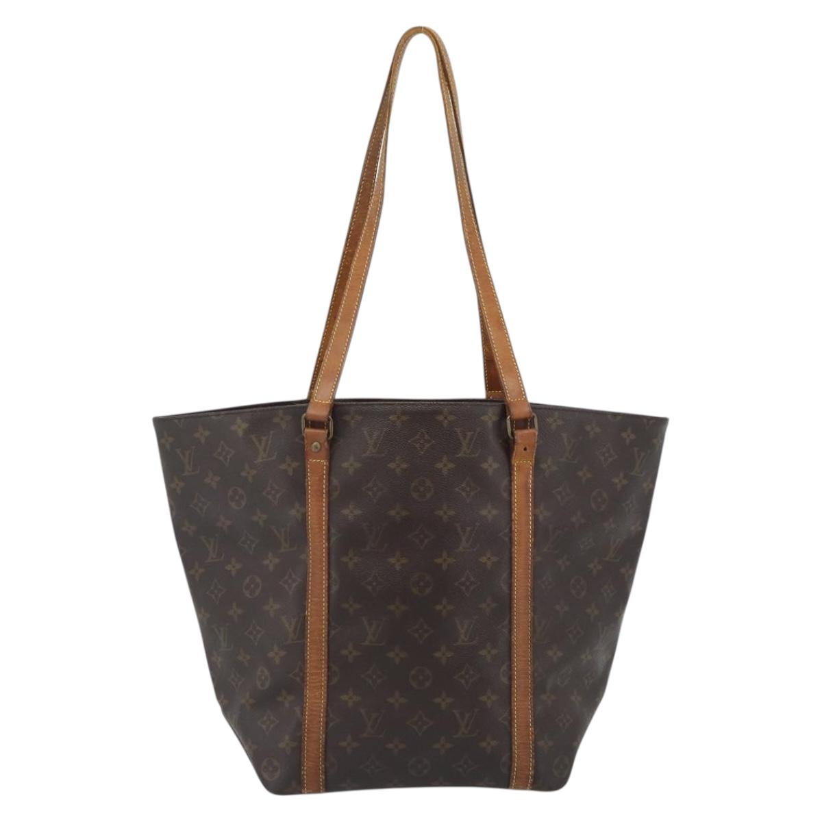 LOUIS VUITTON Monogram Sac Shopping Tote Bag M51108 LV Auth 187437