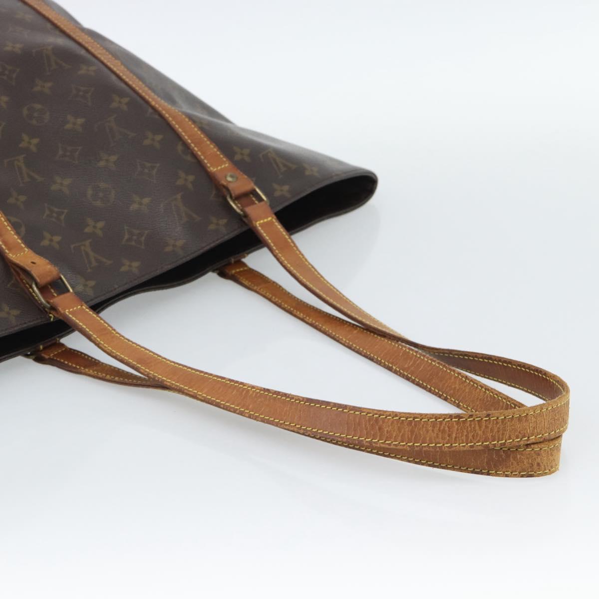 LOUIS VUITTON Monogram Sac Shopping Tote Bag M51108 LV Auth 187437