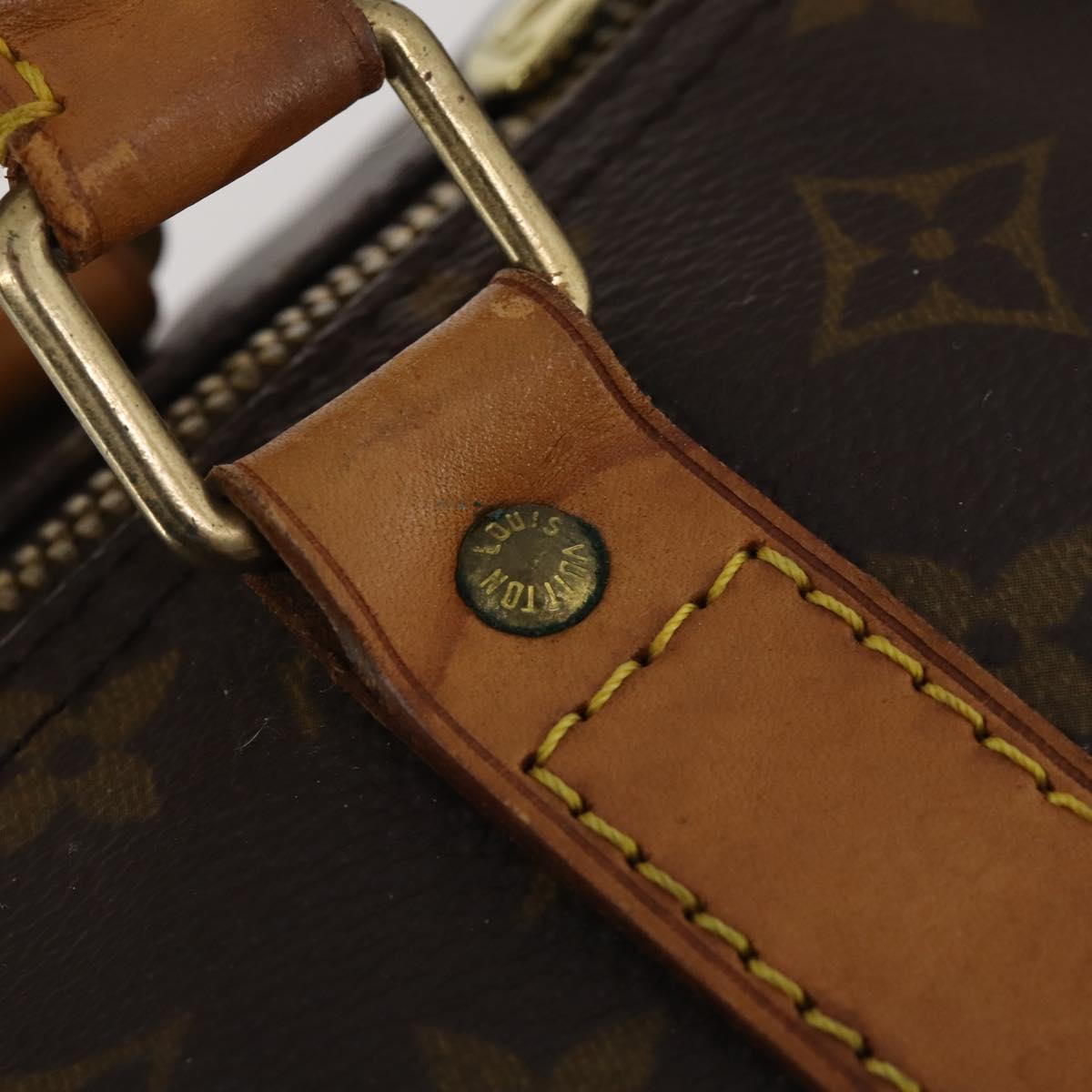 LOUIS VUITTON Monogram Keepall 60 Boston Bag M41422 LV Auth 187438A