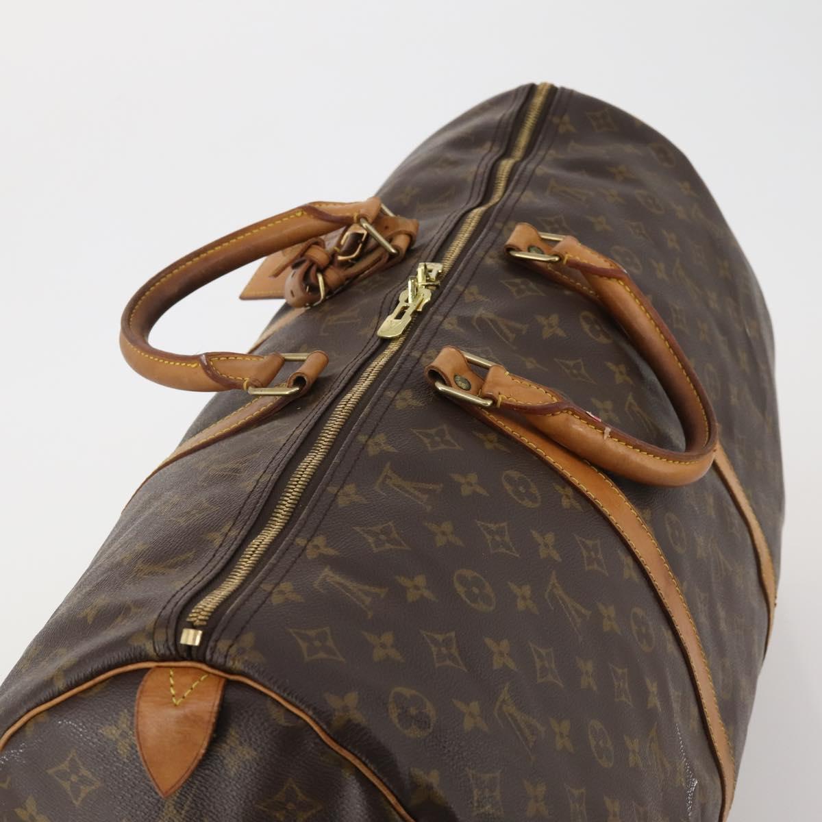 LOUIS VUITTON Monogram Keepall 60 Boston Bag M41422 LV Auth 187438A