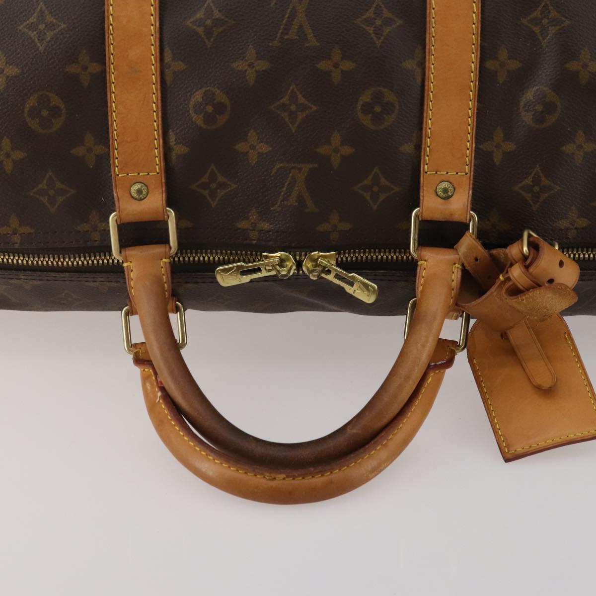 LOUIS VUITTON Monogram Keepall 60 Boston Bag M41422 LV Auth 187438A