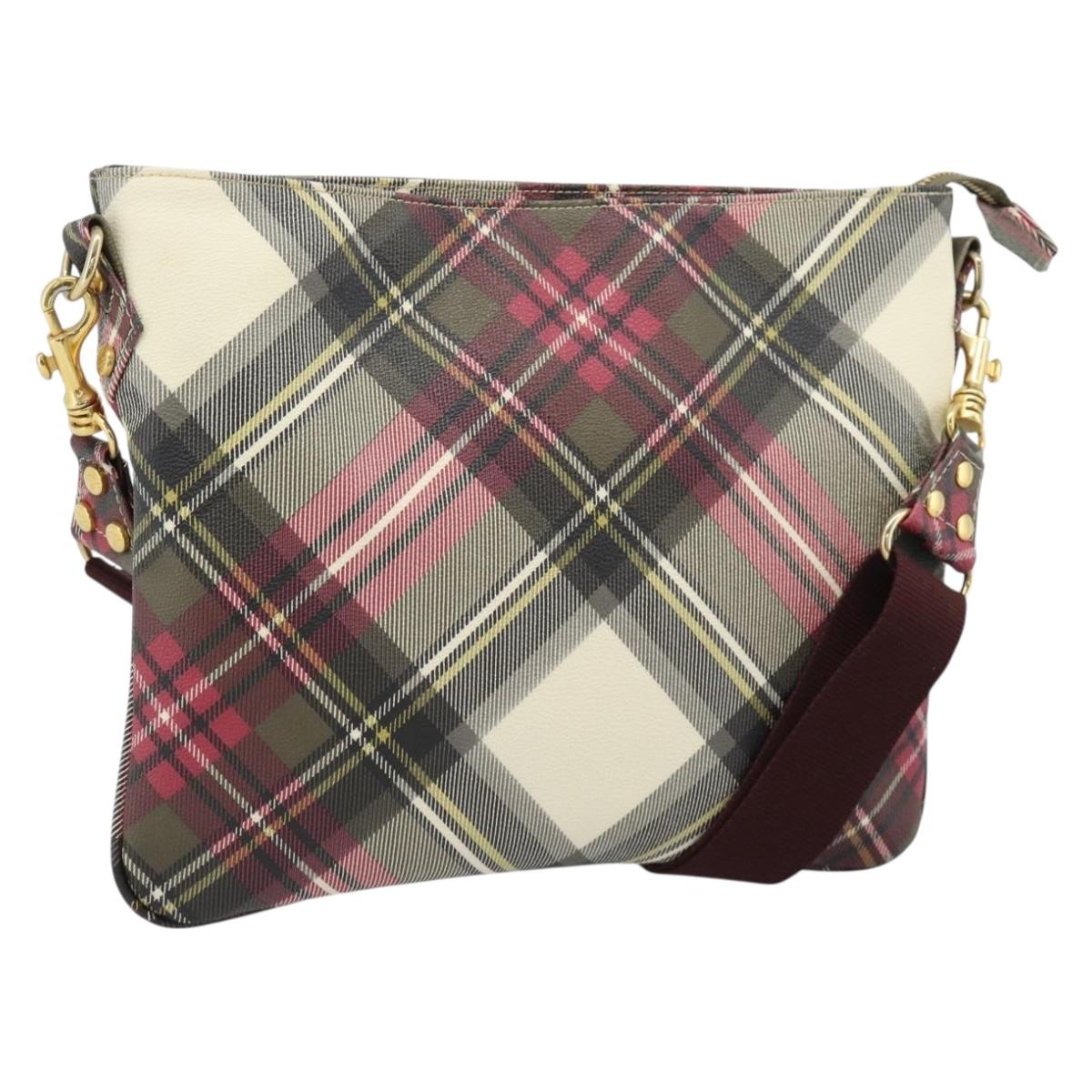 Vivienne Westwood Shoulder Bag PVC Pink Gold Auth 187441V