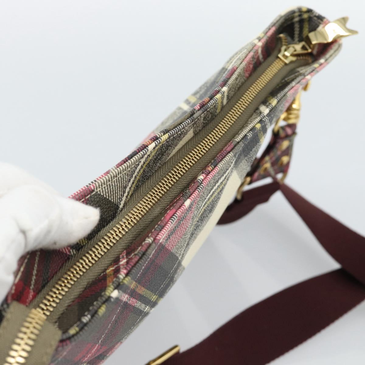 Vivienne Westwood Shoulder Bag PVC Pink Gold Auth 187441V