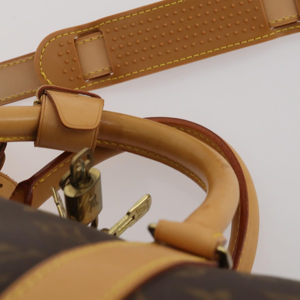 LOUIS VUITTON Monogram Keepall Bandouliere 50 Boston Bag M41416 LV Auth 187461V