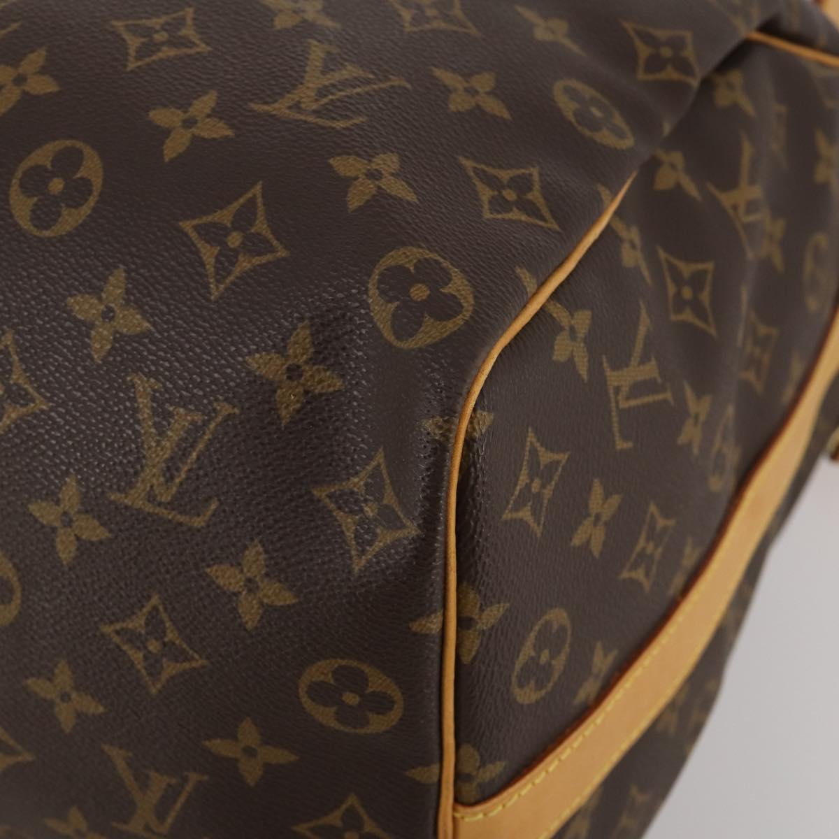 LOUIS VUITTON Monogram Keepall Bandouliere 50 Boston Bag M41416 LV Auth 187461V