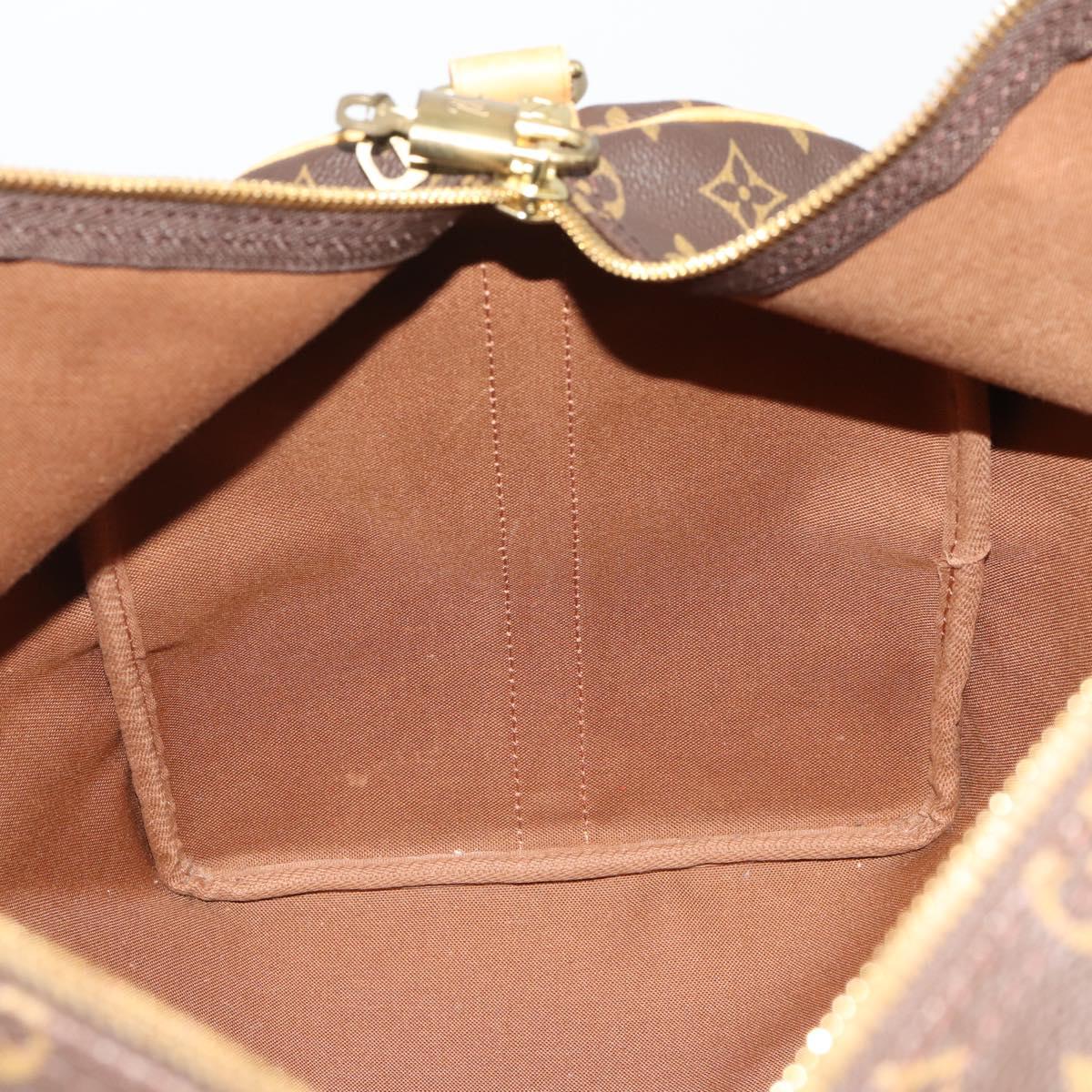 LOUIS VUITTON Monogram Keepall Bandouliere 50 Boston Bag M41416 LV Auth 187461V