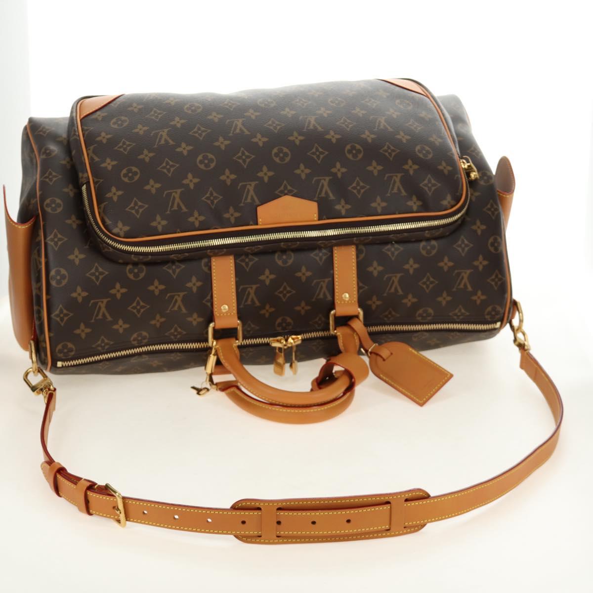 LOUIS VUITTON Monogram Archives Keepall Cargo 50 Boston Bag M14735 Auth 187463SM
