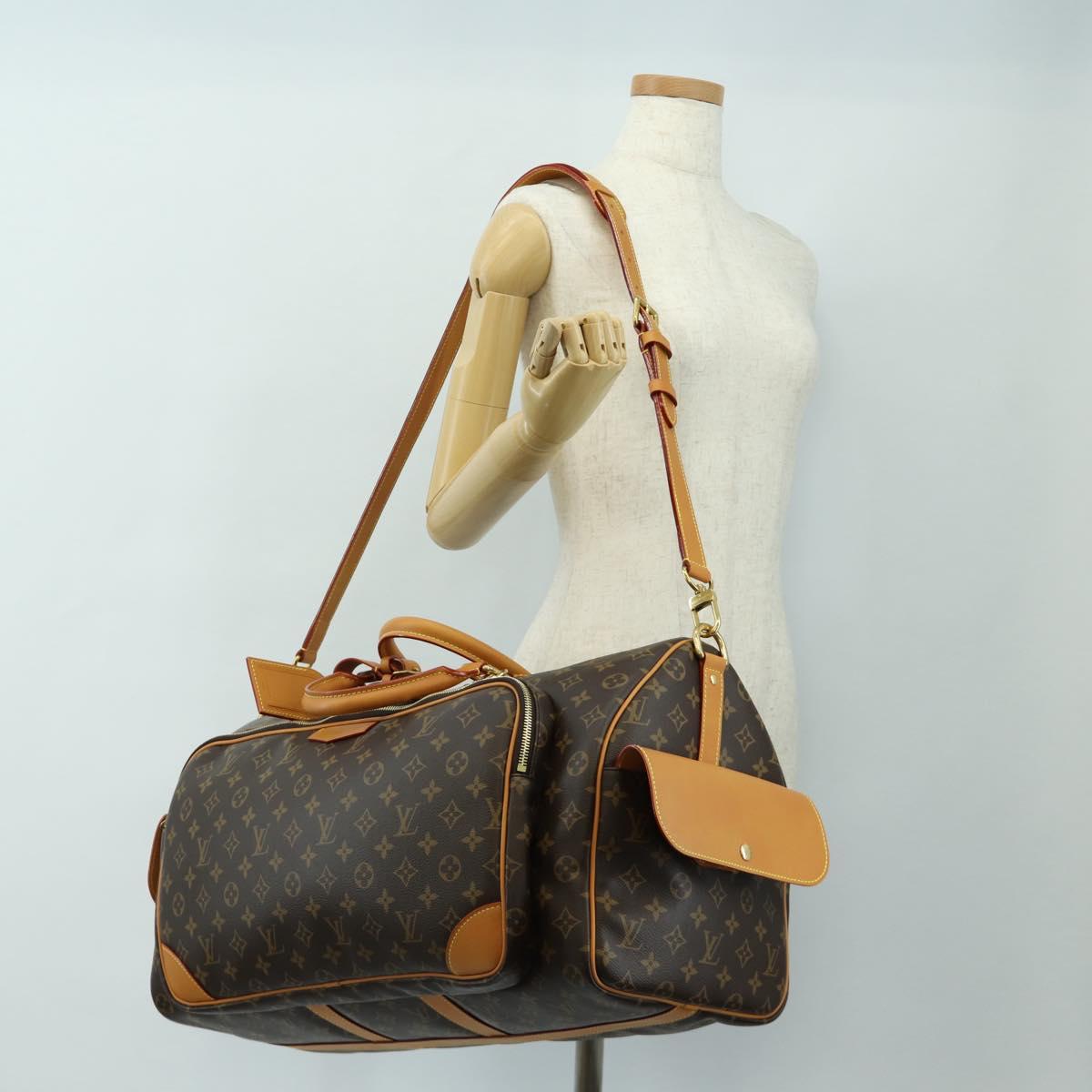 LOUIS VUITTON Monogram Archives Keepall Cargo 50 Boston Bag M14735 Auth 187463SM