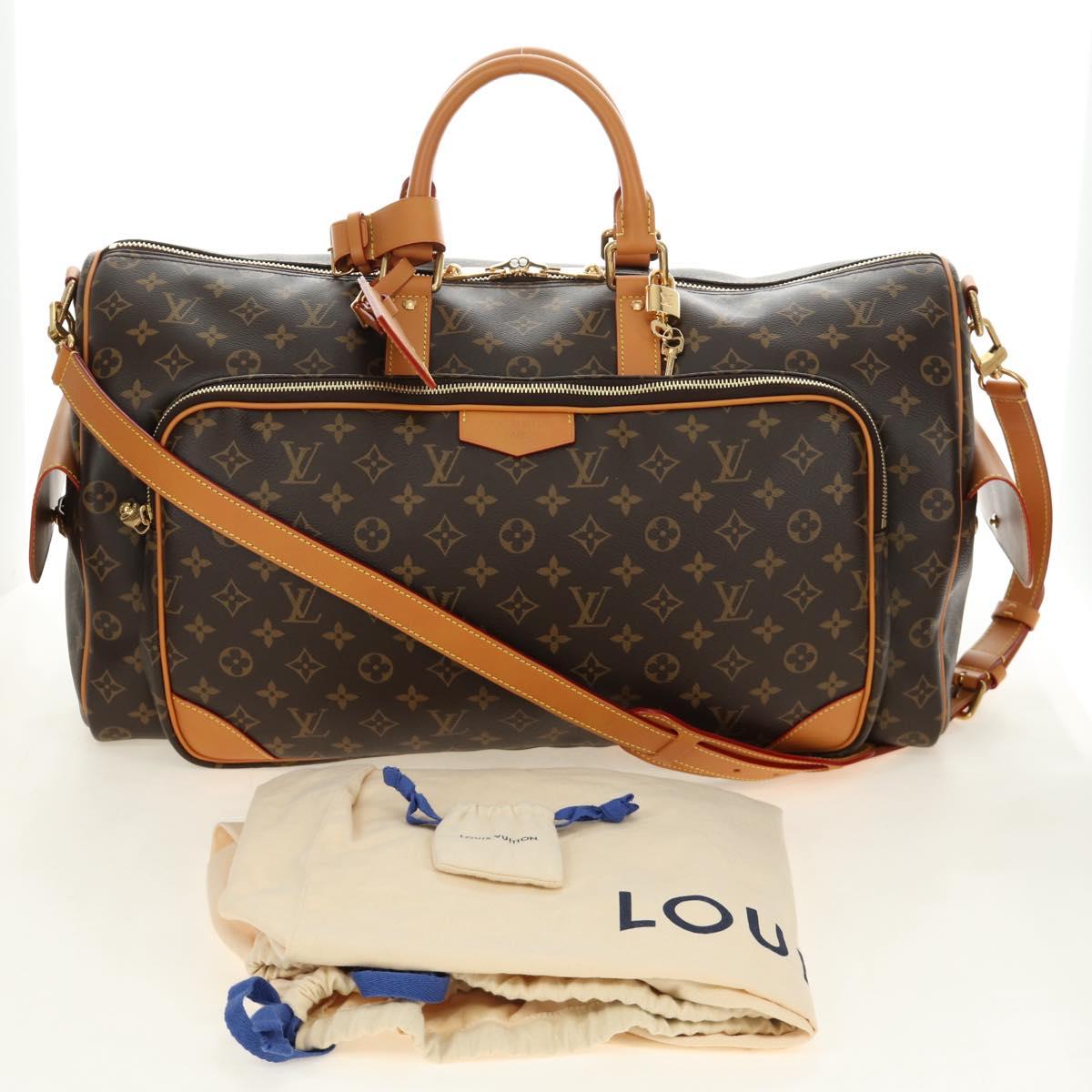 LOUIS VUITTON Monogram Archives Keepall Cargo 50 Boston Bag M14735 Auth 187463SM