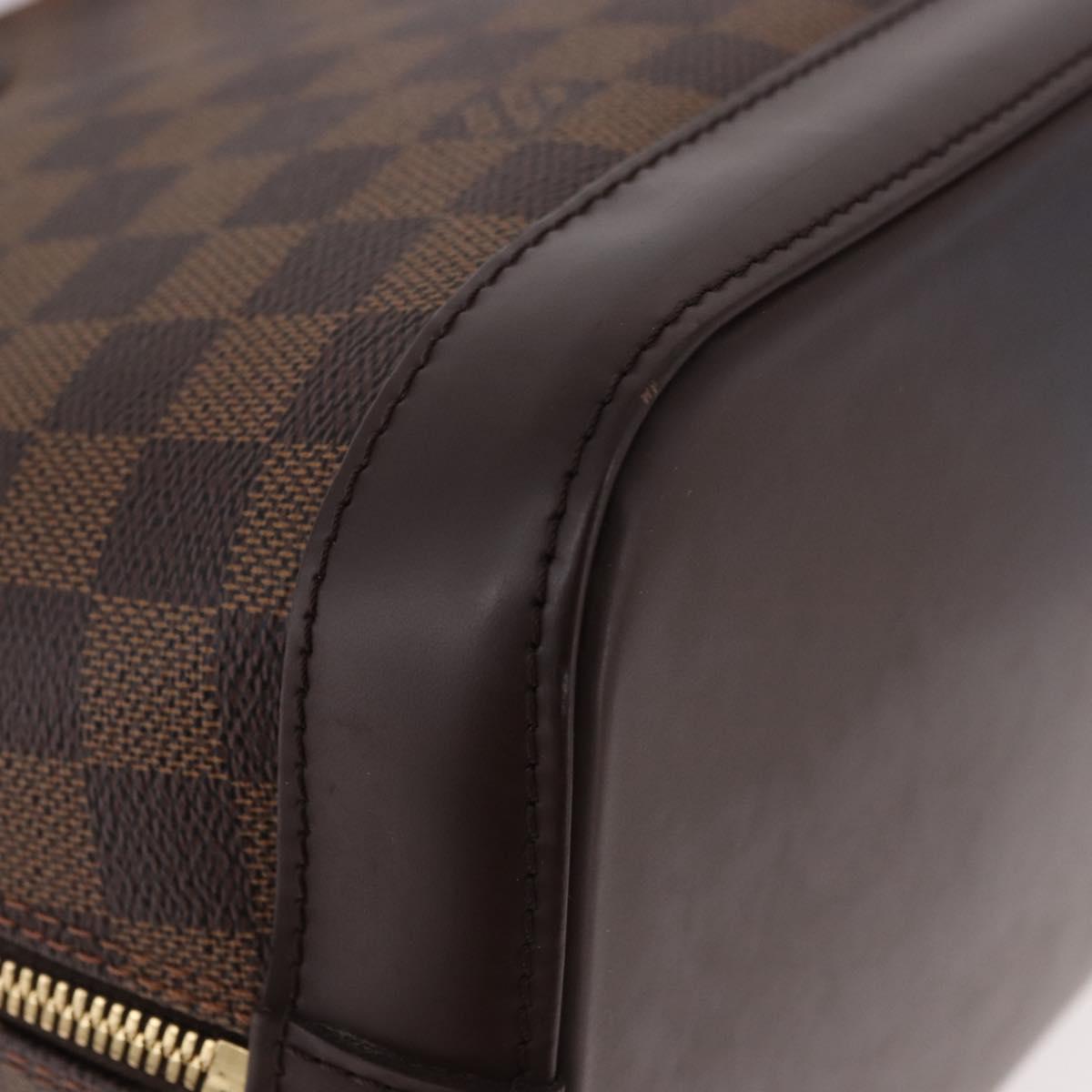 LOUIS VUITTON Damier Ebene Alma Hand Bag N51131 LV Auth 187482V