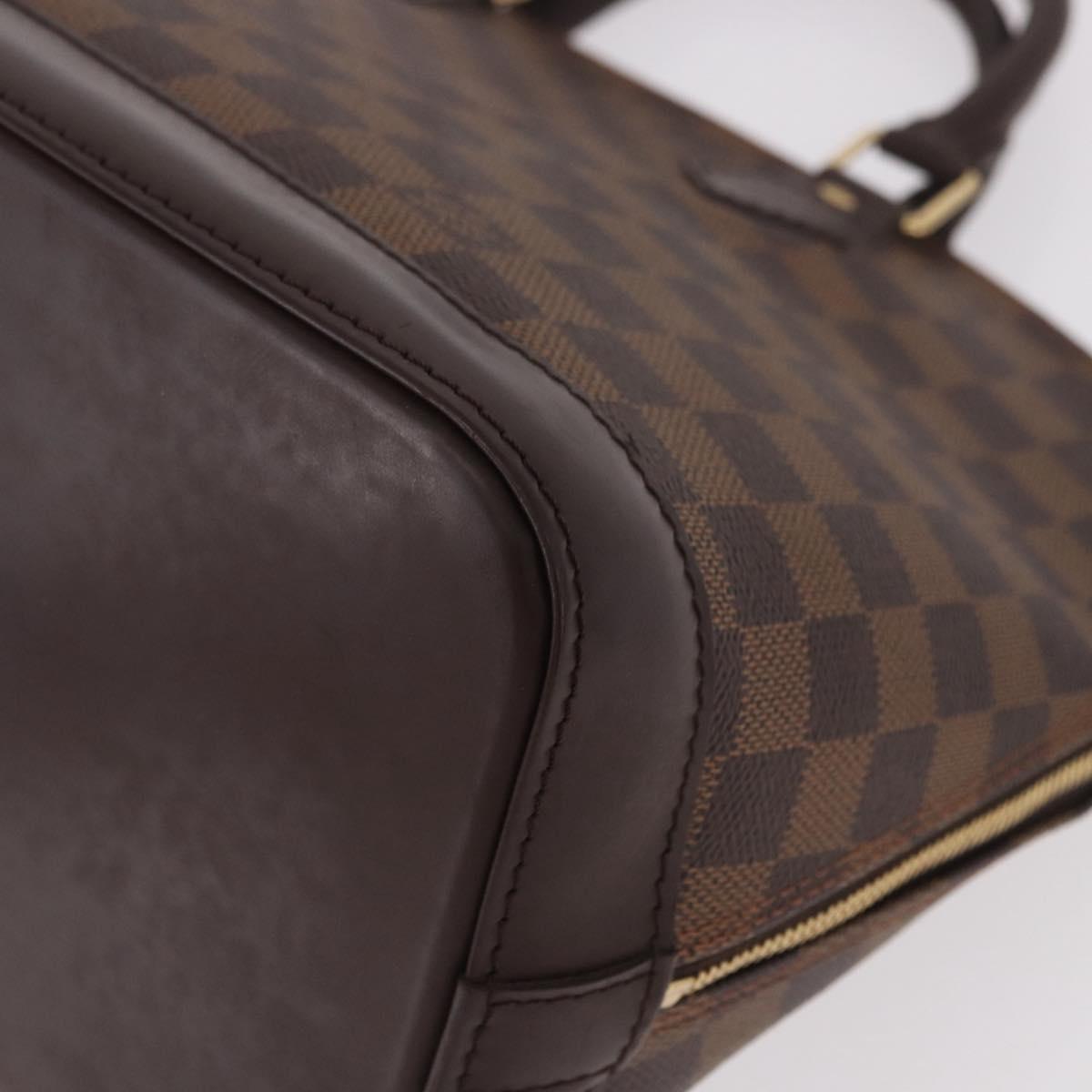 LOUIS VUITTON Damier Ebene Alma Hand Bag N51131 LV Auth 187482V