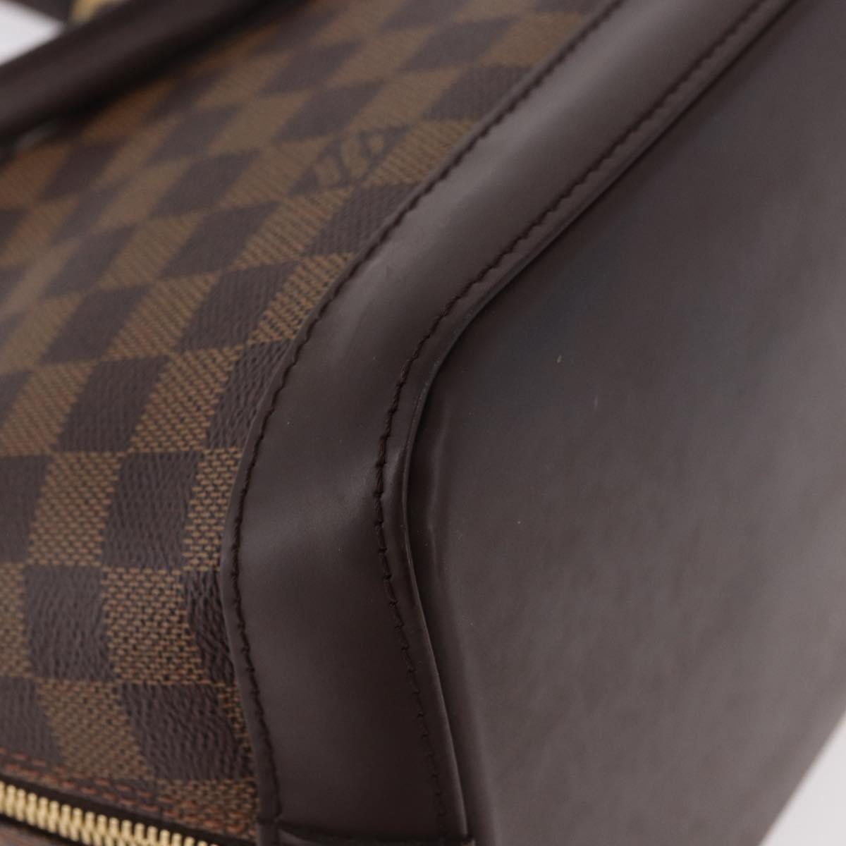 LOUIS VUITTON Damier Ebene Alma Hand Bag N51131 LV Auth 187482V