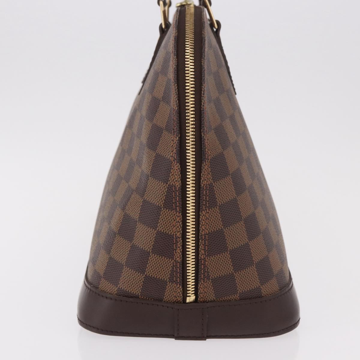 LOUIS VUITTON Damier Ebene Alma Hand Bag N51131 LV Auth 187482V