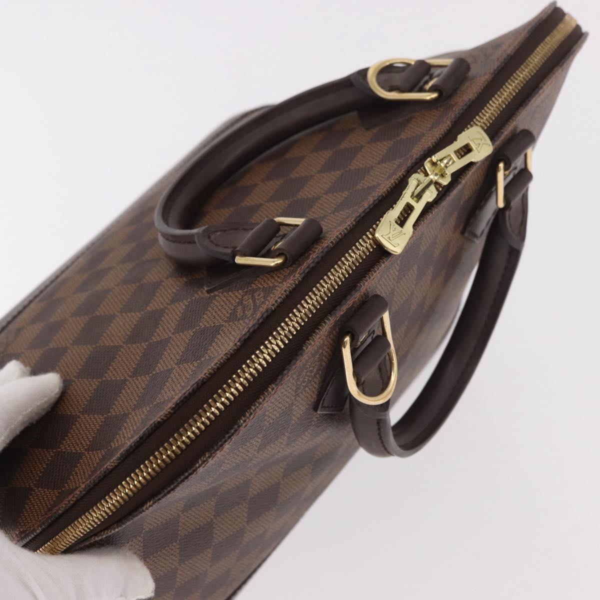 LOUIS VUITTON Damier Ebene Alma Hand Bag N51131 LV Auth 187482V