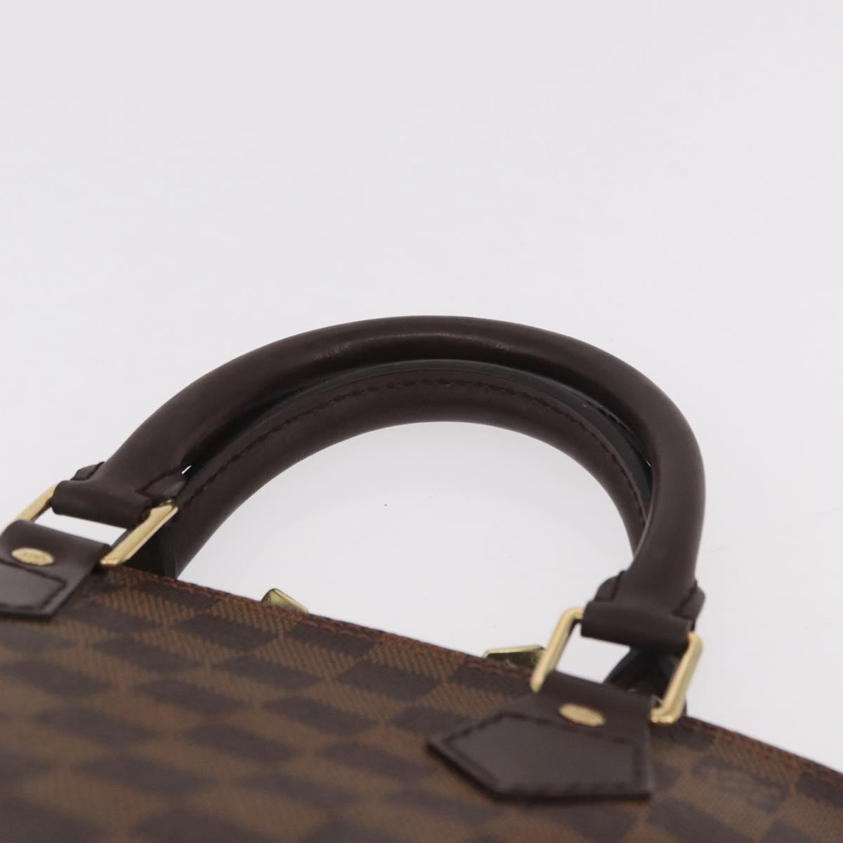 LOUIS VUITTON Damier Ebene Alma Hand Bag N51131 LV Auth 187482V
