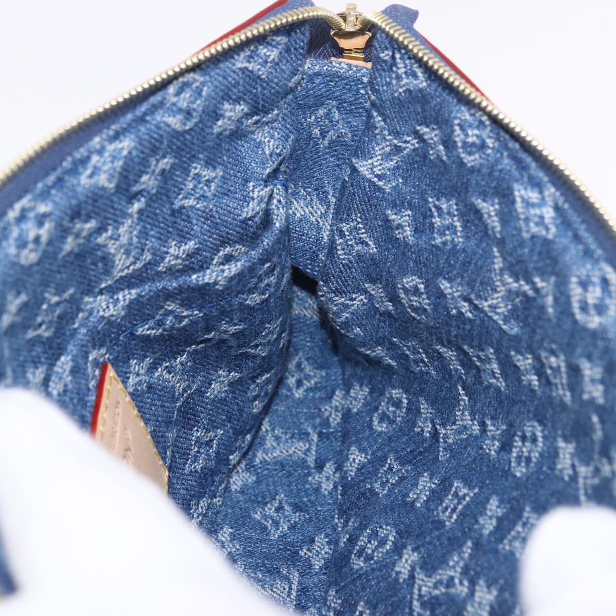 LOUIS VUITTON Monogram Denim Cherry Pochette Accessoires M13994 LV Auth 187483SM