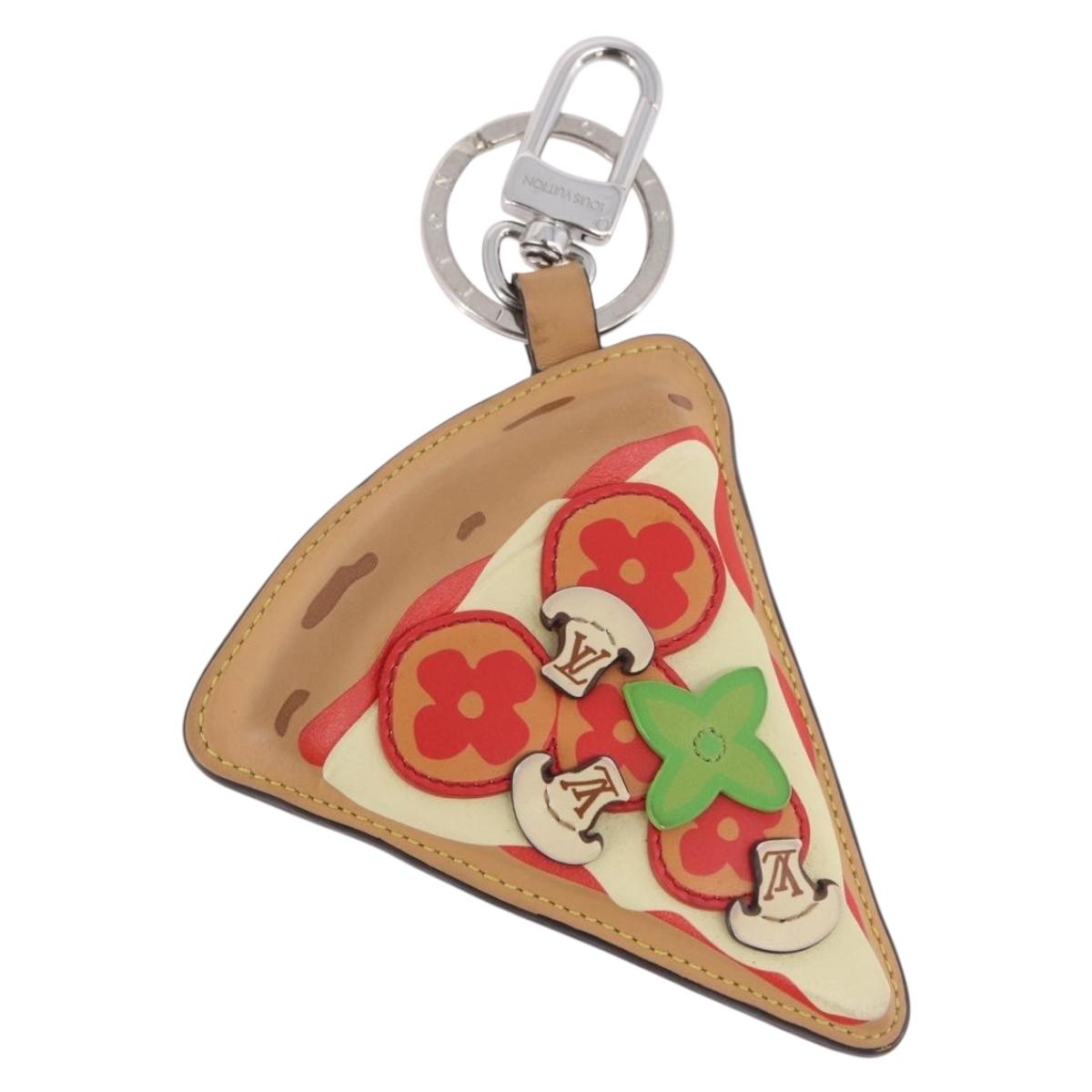 LOUIS VUITTON Monogram Key Holder Pizza Key Holder M02189 LV Auth 187489SAM