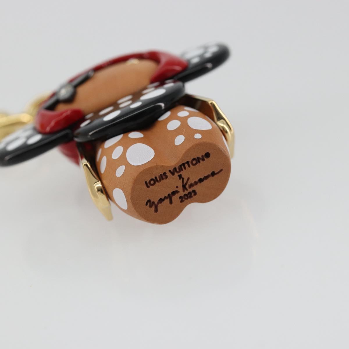 LOUIS VUITTON LV x YK Porte Cles Vivienne Charm metal M01145 Auth 187490SM
